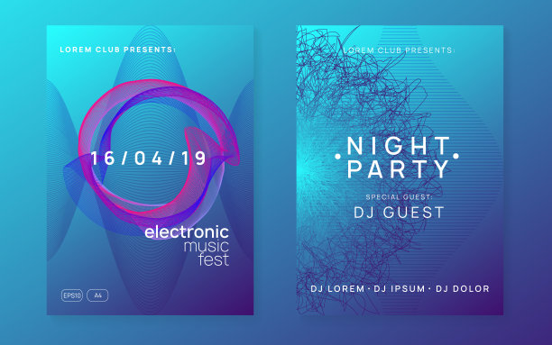 音乐集。派对节日图片。恍惚状态向量。声波无线电插图。蓝色夜总会海报。声音事件。绿色科技飞行器。紫罗兰音乐套装图片下载