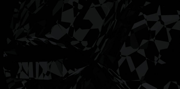 现代波浪线和圆形立方体形状的黑色抽象背景设计图片下载