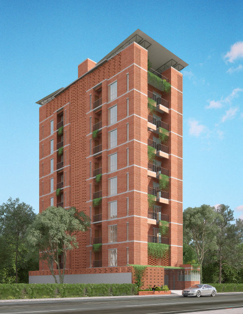 街边优雅，提升建筑外观，增添路边魅力图片下载