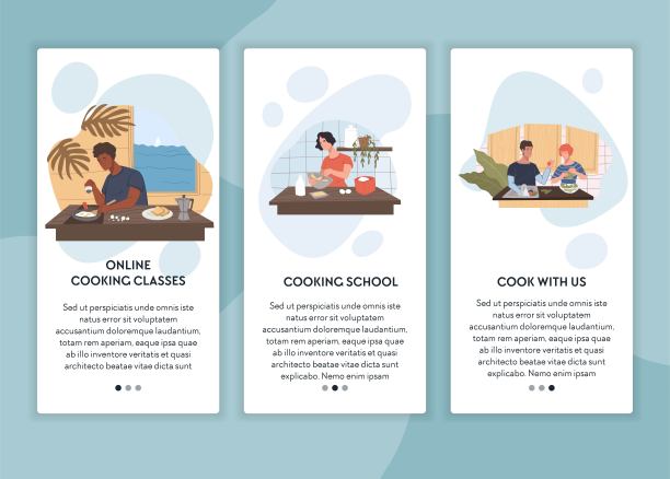 在线烹饪课程，准备食物课程图片下载