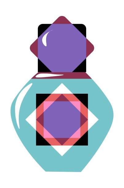 香水水，瓶装香水化妆品图片下载