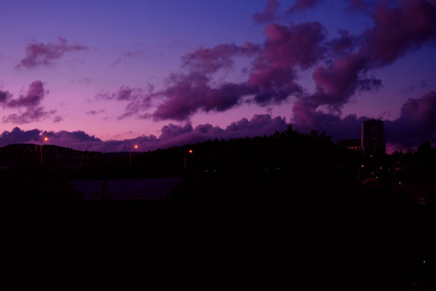 天空中雨云的风景图片下载