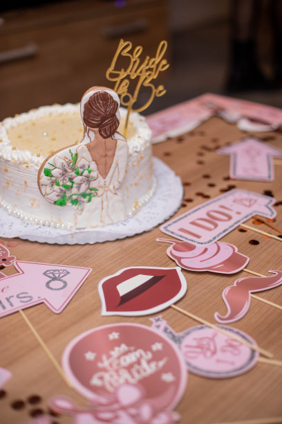 单身派对配饰和蛋糕图片下载