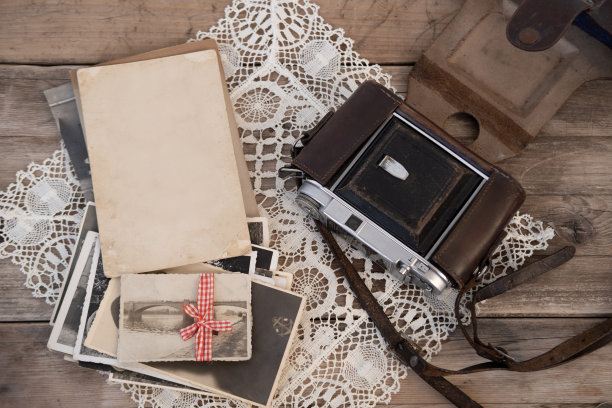 古色古香的黑白照片，60 - 70年代的儿童复古照片，家庭档案文件家谱，家谱，回忆，记忆祖先，怀旧图片下载