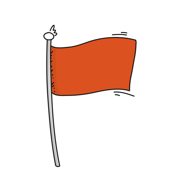旗帜矢量插图符号设计元素图片下载