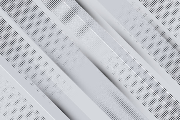 白色和灰色的背景与动态对角线条纹和半色调纹理图片下载