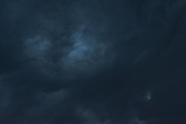 日落时天空中蔚蓝色的云彩图片下载