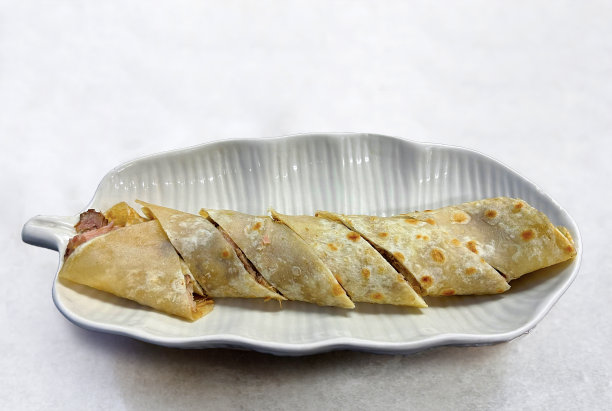 台湾菜，煎饼牛肉卷图片下载