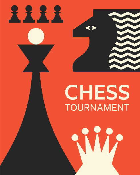 国际象棋锦标赛海报图片下载