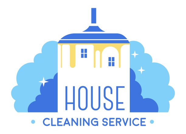 房屋清洁服务，清洁和整洁标志图片下载