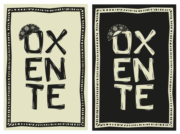 Oxente，巴西东北部的典型表达。用于图片，海报，横幅。矢量插图在巴西科德尔风格。图片下载