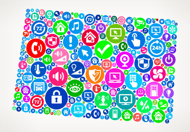 科罗拉多人家庭自动化技术图标背景图片下载