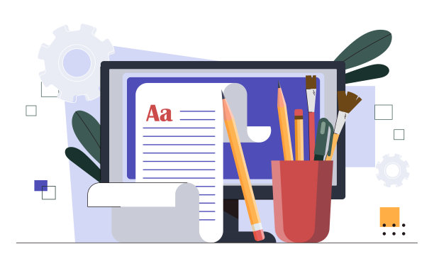 文案设备矢量概念图片下载