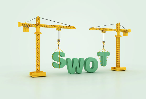 SWOT词与塔式起重机图片下载