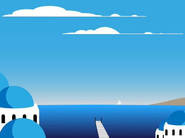 希腊的旅游圣地图片下载