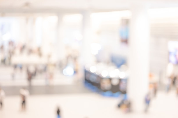 抽象模糊会议厅内部背景图片下载