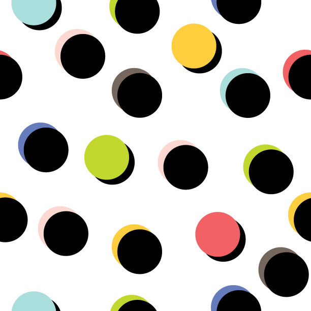 无缝图案，圆点织物，壁纸，矢量。图片下载