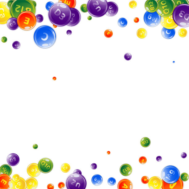 维生素和矿物质复合物。复合维生素图片下载