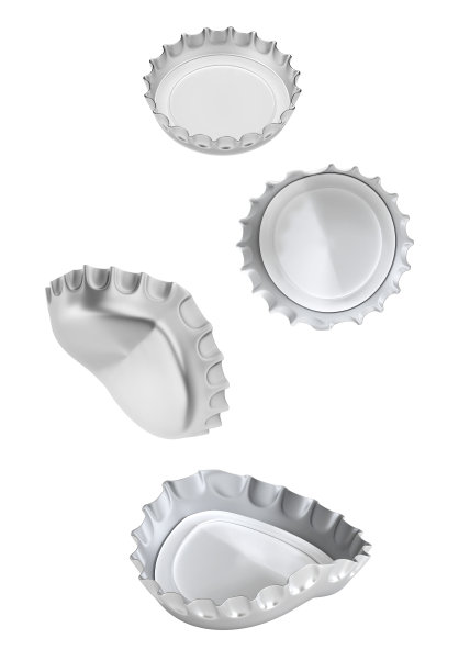 飞行瓶盖，透明背景图片下载