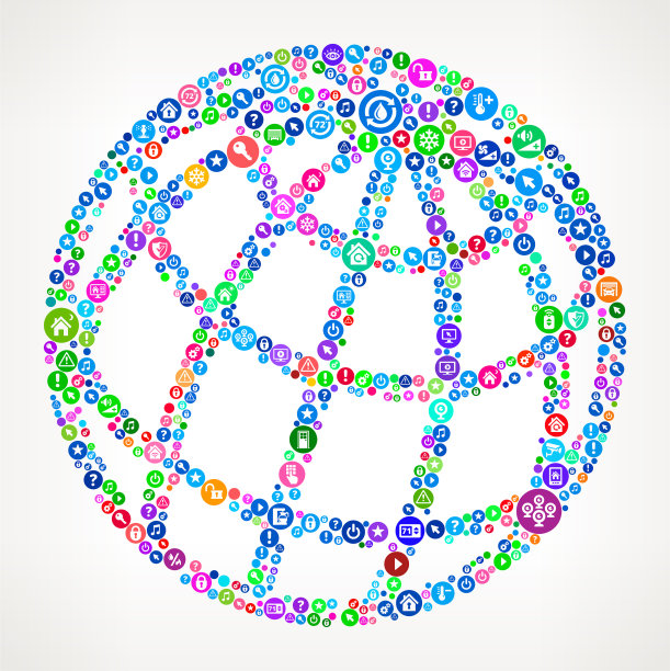 全球家庭自动化技术图标模式图片下载