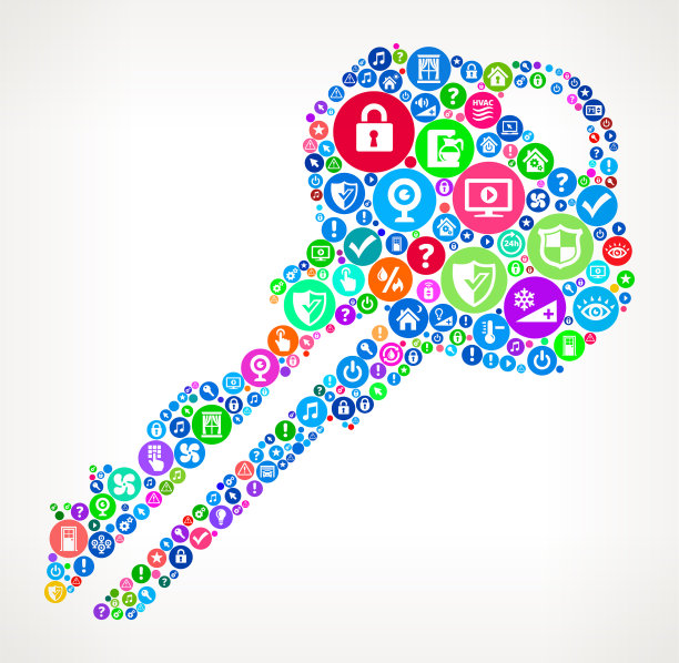 家居关键家居自动化技术图标图案图片下载