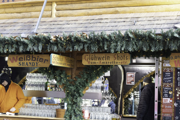 2023年12月伯明翰户外德国圣诞市场图片下载