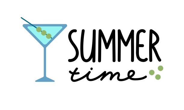 夏天的时间。夏天刻字。夏天的氛围。卡片、海报、t恤上的铭文。图片下载