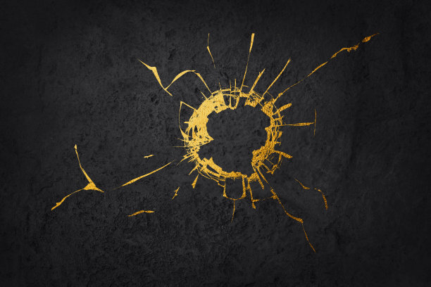 现实的一套闪亮的金色斑点和刮刮卡效果grunge纹理在白色背景孤立的矢量插图。图片下载