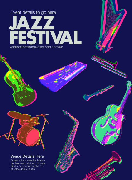 爵士乐器图标图片下载