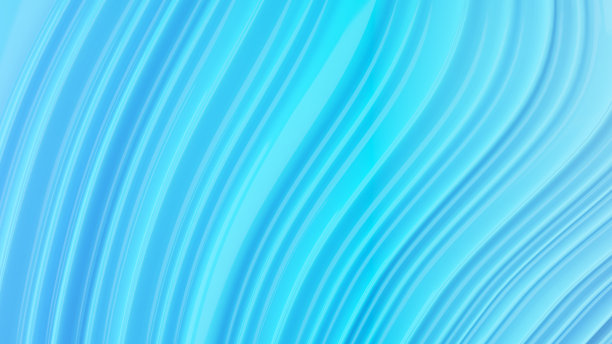 具有梯度弯曲波的动画抽象背景。用于文本图形和更多。, 3 d渲染图片下载