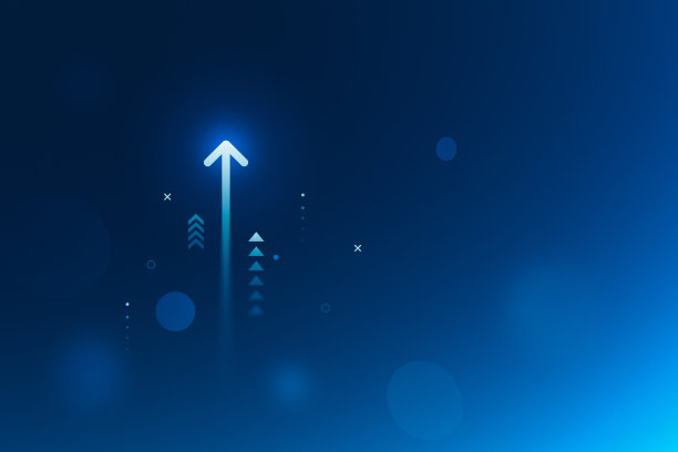 向上箭头业务方向符号在插图平面设计图标背景上以改善市场趋势增长图表概念或成功战略发展增加进展销售目标标志。图片下载