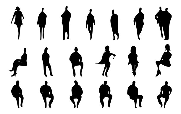 人的轮廓图片下载