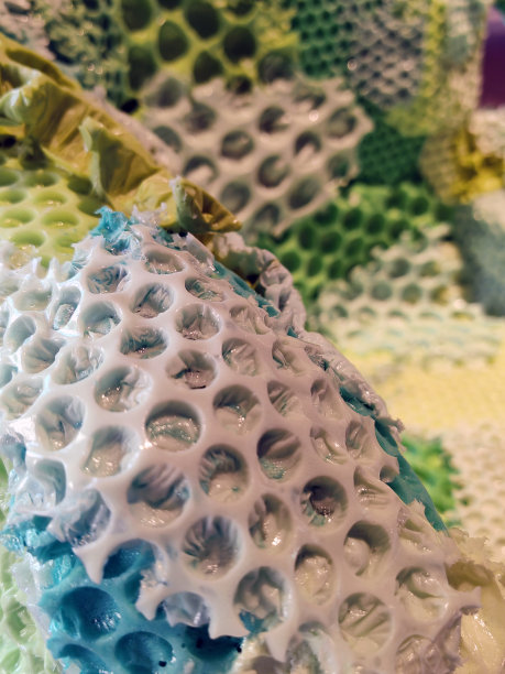 创意背景在生活色彩和圆形圆圈的背景使用或装饰。图片下载