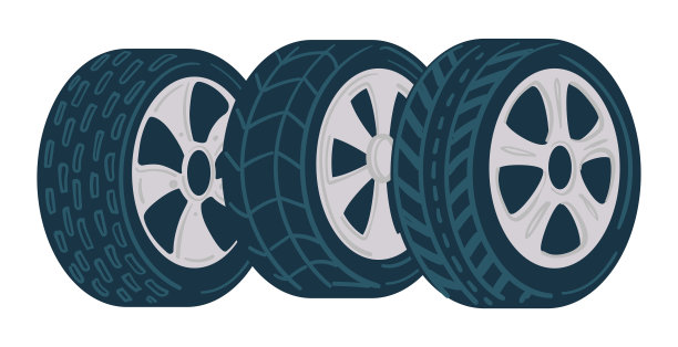 汽车轮胎，商店或机械中心，修理服务图片下载