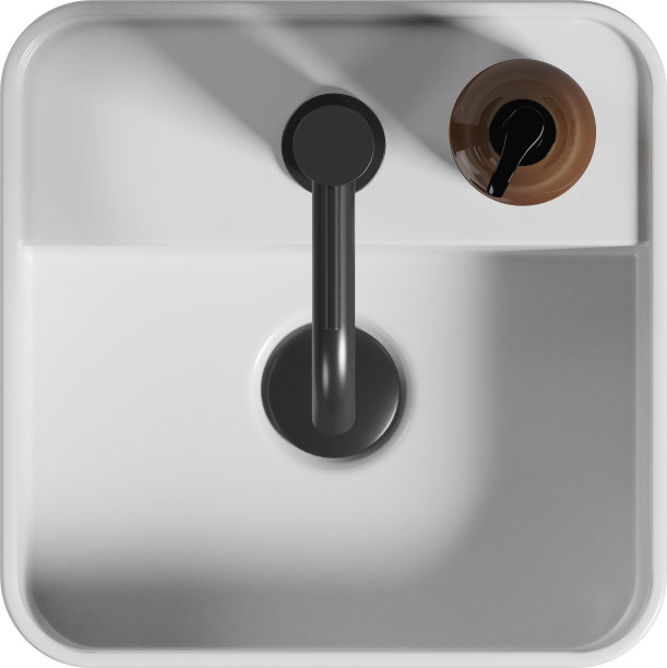 浴室台面-水槽的俯视图图片下载