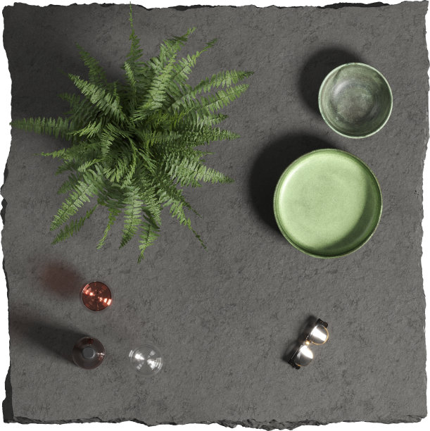 石制咖啡桌的俯视图图片下载