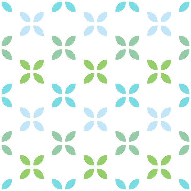 无缝花卉装饰图案，瓷砖装饰，背景与复制空间图片下载