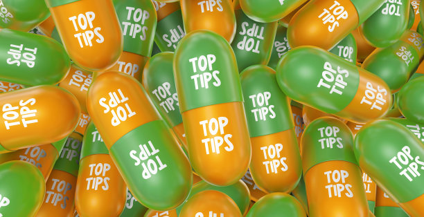 顶级提示，3D药丸视觉设计概念图片下载