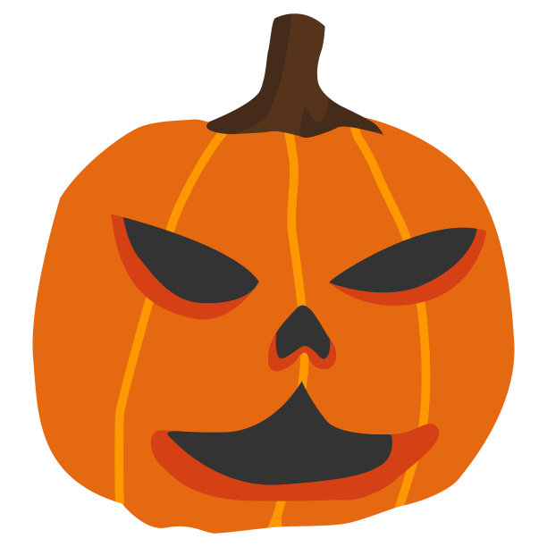 万圣节的南瓜头。怪兽南瓜头万圣节贺卡快乐。假日卡通人物。图片下载