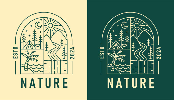 窗户风景插画图片下载