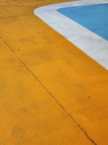 垃圾色彩缤纷运动场黄蓝白户外运动场脏纹理抽象背景图片下载