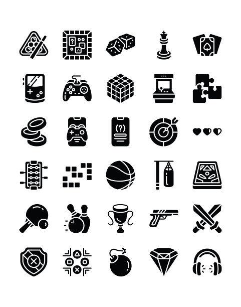 健康食品图标集30孤立的白色背景图片下载