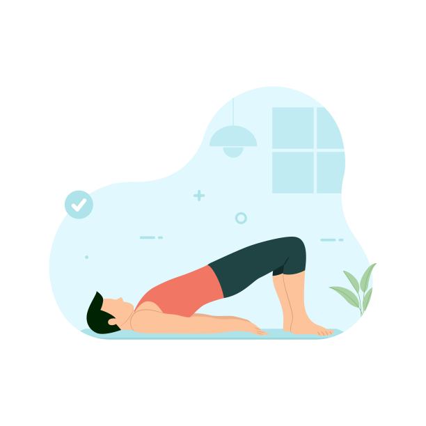 男子在健身房做凯格尔运动图片下载