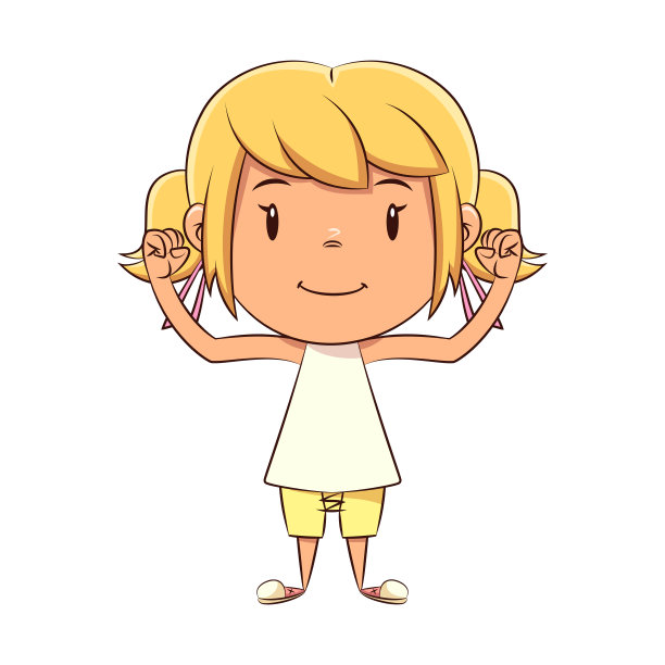 展示肌肉的女孩图片下载