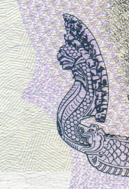 柬埔寨Rie上的那迦雕像图案图片下载