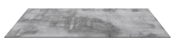 混凝土地板纹理隔离在白色背景上，3d透视灰色水泥架粗糙表面与粗糙表面，顶桌模型元素工作室背景，室内展示产品图片下载