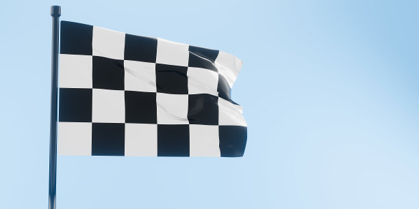 赛旗的丝绸- 3d插图。3 d渲染。图片下载