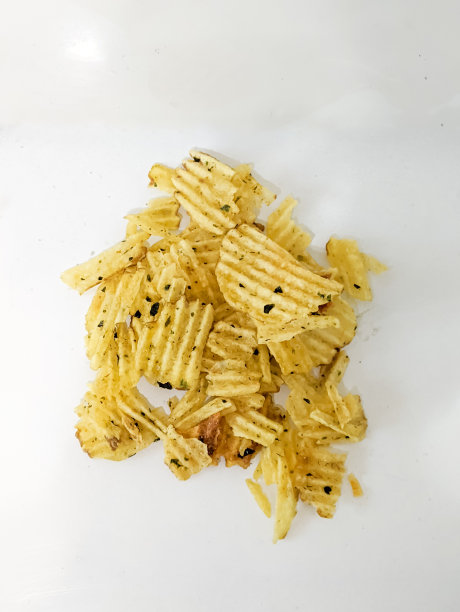 白底薯片照片图片下载