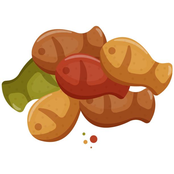 鱼状的干粮图片下载