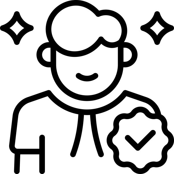 影响图标。社交媒体博主标志图片下载